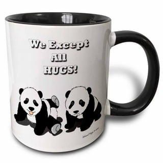 Ebros Giant Panda Bear Ceramic Coffee Mug With Sleeping Cub Latch
