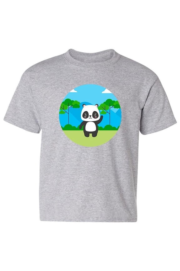 Panda In Nature T-Shirt Juniors -Image by Shutterstock,  x-Small