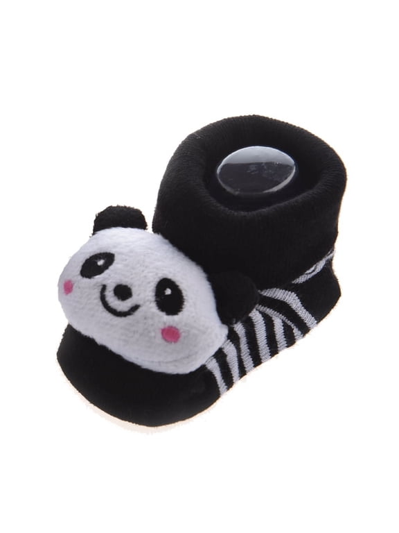 Panda - Irresistibly Cute Baby Boy Girl 3D Bootie Socks Anti / Non Slip 0-12 months
