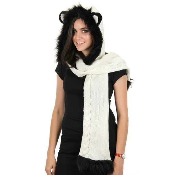 Panda Knit Hood