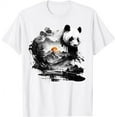 thumbnail image 1 of Panda Landscape Sun Animal Print Art Panda T-Shirt, 1 of 3