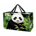 thumbnail image 1 of Panda Large Foldable Decorative Box Storage Bin Oxford Cloth Shopping Bags, 1 of 7