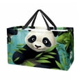 thumbnail image 1 of Panda Large Foldable Oxford Cloth Storage Basket: Tote Bag, Laundry Organizer, and Storage Box, 1 of 7