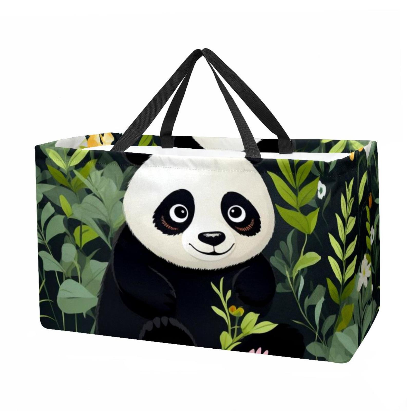 Panda Large Oxford Cloth Laundry Organizer Cube Organizer Easter Basket ...