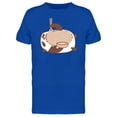 thumbnail image 1 of Panda Laying Down Eating Noodles Tee Men's -Image by Shutterstock, 1 of 2