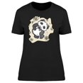thumbnail image 1 of Panda Laying On Meadow T-Shirt Women -Image by Shutterstock, Female Medium, 1 of 2