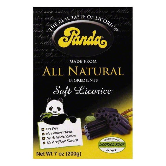 Panda Licorice - Licorice Chew Natural Bag - Case Of 8-7 Oz