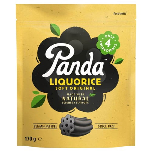 Panda Liquorice 170g, British Import (Pack of 6)