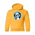 thumbnail image 1 of Panda Listening To Music Hoodie Juniors -Image by Shutterstock,  Medium, 1 of 4