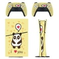thumbnail image 1 of Panda, Love, I Love You PS5/PS5 Slim Digital Disc Skin Sticker For Console And Controller Skins, 1 of 7