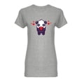 thumbnail image 1 of Panda Love Shaped Tee Women's -Image by Shutterstock, 1 of 2