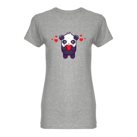 Panda Love Shaped Tee Women's -Image by Shutterstock