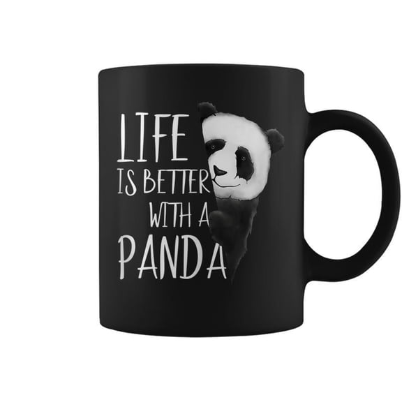 Panda Lovers Life Is Better With A Panda Bear Coffee Mugs