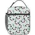 thumbnail image 1 of Panda Lunch Bag For Women Men Insulated Lunch Box Portable Lunch Tote Bag,Reusable Leakproof Thermal Cooler Sack Food Handbags Case High Capacity For Work School Travel Picnic, 1 of 6