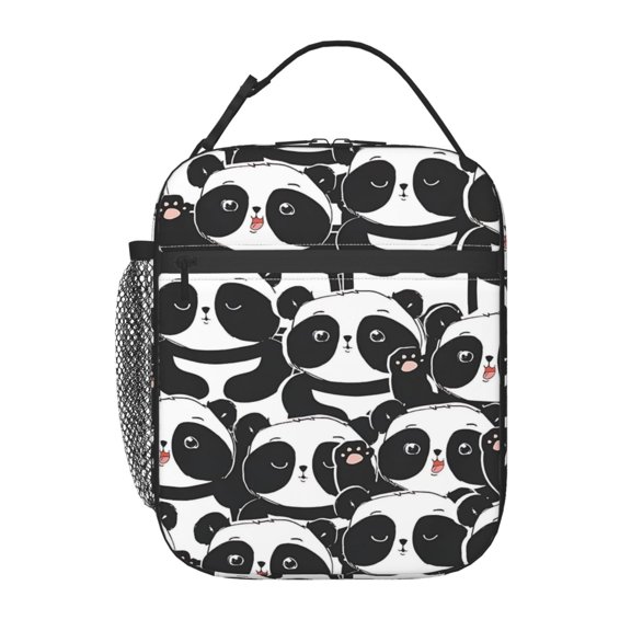Panda Lunch Bag Portable Thermal Lunch Box for Men and Women