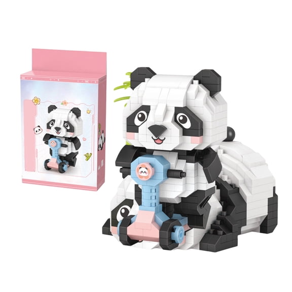 Panda Mini Blocks Animal Building Set 1390 Pieces Creative Home Decor Building Bricks for Adults to Build