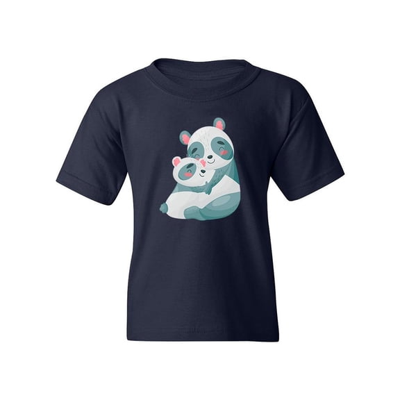 Panda Mom And Cub T-Shirt Juniors -Image by Shutterstock,  Medium