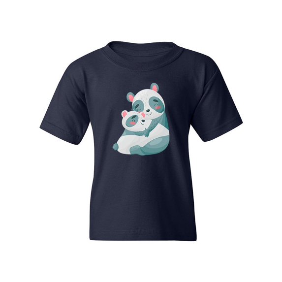 Panda Mom And Cub T-Shirt Juniors -Image by Shutterstock, Medium