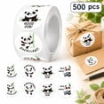 Sticker Design For Scarp Book Panda Motivational 1000 Pack Stickers, 1 in Round, 8 Assorted ...