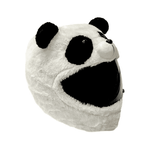 Panda Motorcycle Helmet Cover Sleeve, Funny Animal Full Face for Adults by Carbon Moto Gear D.I.L.L.I.G.A.F. Line