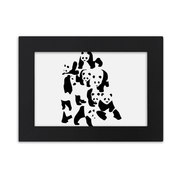 Panda Mountain Cluster Art Deco Fashion Desktop Photo Frame Ornaments Picture Art Painting