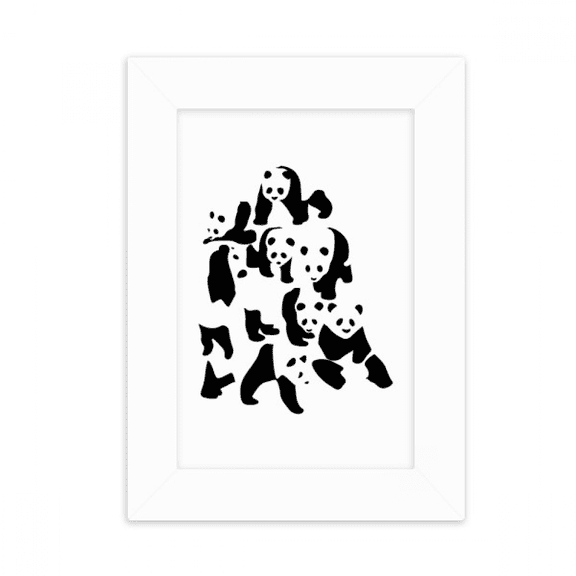 Panda Mountain Cluster Art Deco Fashion Desktop Photo Frame Picture Display Decoration Art Painting