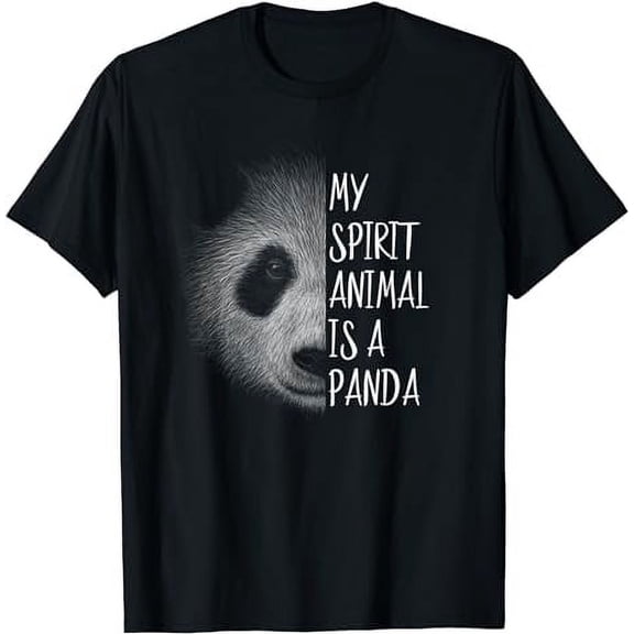 Panda My Spirit Animal | Inspired Pencil Art Panda-Bear T-Shirt