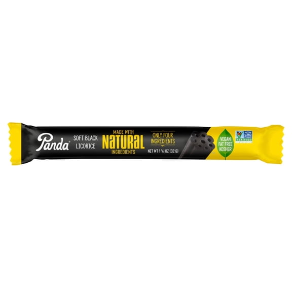 Panda Natural Soft Black Licorice (Pack of 10)