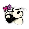thumbnail image 1 of Panda No - 12" Vinyl Sticker Waterproof Decal, 1 of 1