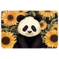 thumbnail image 1 of Panda Non-Slip Machine Washable Polyester Floor Carpet Office Rug Chair Mats, 1 of 6