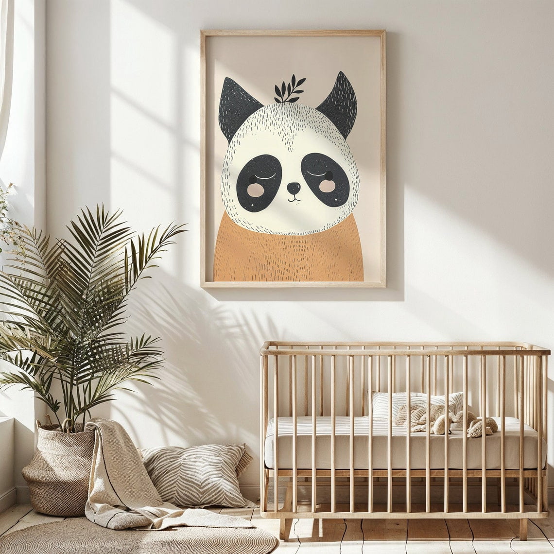 Panda Nursery Wall Art Print ~ Kids Animal Posters Decor ~ Print ...