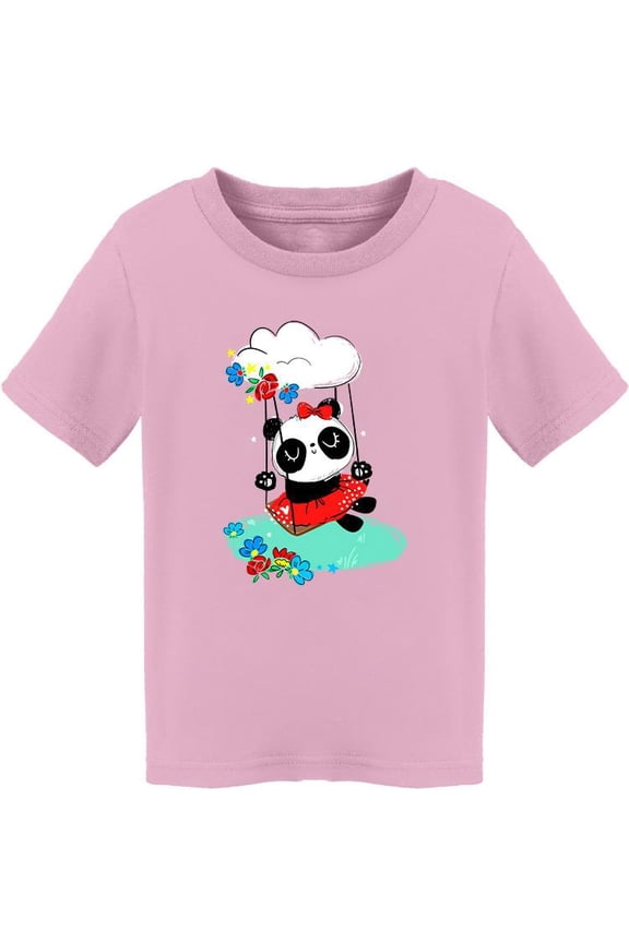 Panda On A Swing T-Shirt Toddler -Image by Shutterstock, 2 Toddler