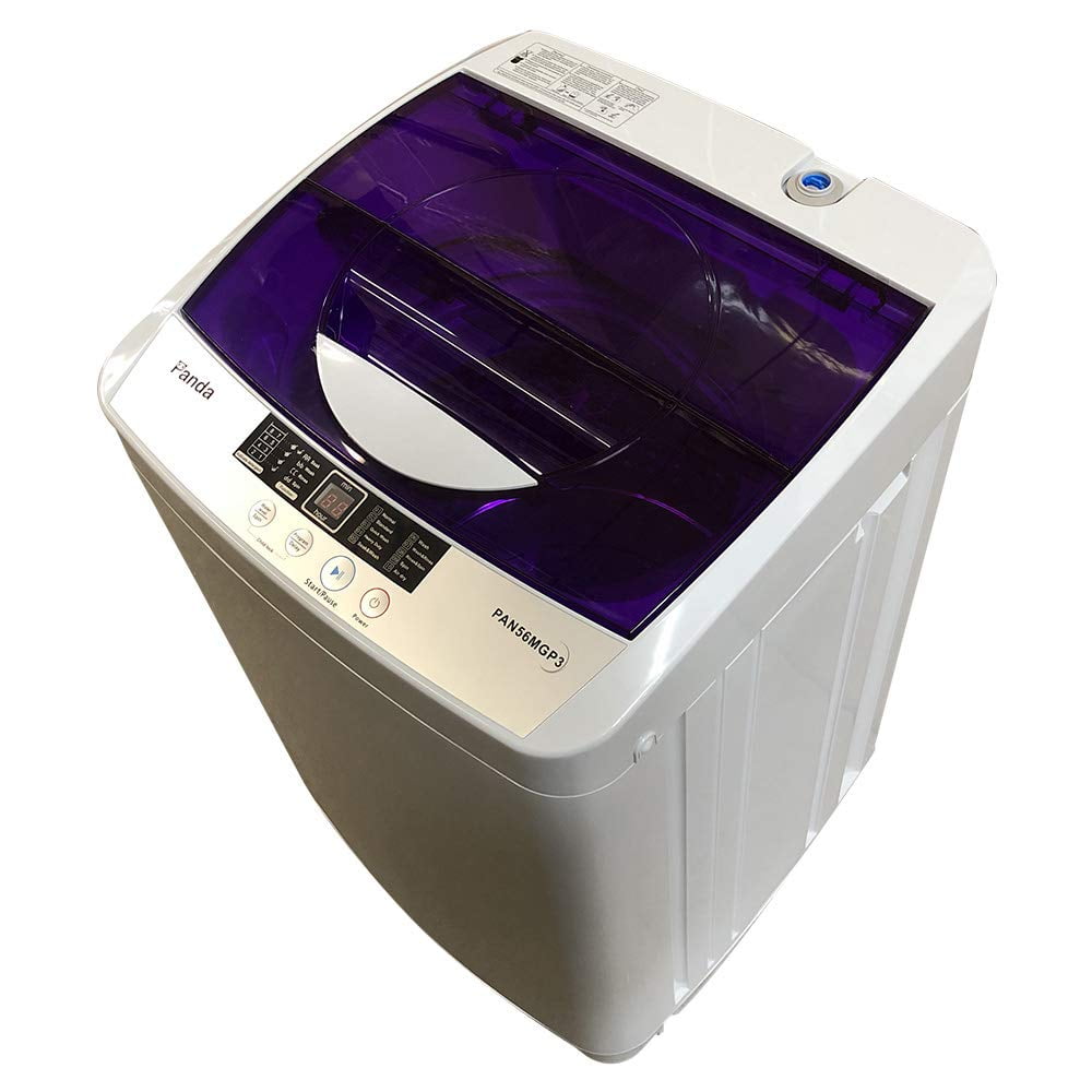 Panda Portable Washing Machine, 1.34 Cu.ft, 10 Wash Programs, 2 built in  rollers/casters, Compact Top Load Clothes Washer - Walmart.com