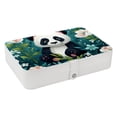 thumbnail image 1 of Panda PU Leather Bracelet Holder Jewelry Organizer Box with Removable Compartment - Portable Organize Storage Case, 1 of 6