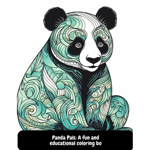 Panda Pals: A fun and educational coloring bo, (Paperback)