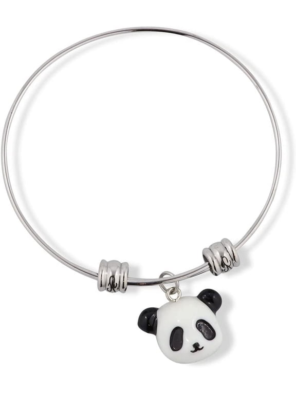 Panda Pandas Bracelet Bangle Charm Gift for Kids Women Men Girls and Boys Jewelry Panda Bear Gifts Giant Stuff Accessories Baby Decor