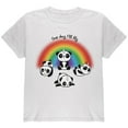 thumbnail image 1 of Panda Pandicorn One Day I'll Fly Youth T Shirt White YSM, 1 of 1