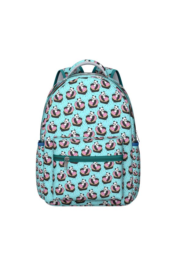 Panda Pattern Backpack - Trendy School Backpack for Students & Professionals, Roomy Waterproof Design with Comfortable Straps, Ideal for Work & College