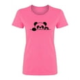 thumbnail image 1 of Panda Peeps Out Shaped T-Shirt Women -Image by Shutterstock, Female Medium, 1 of 2