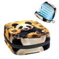 thumbnail image 1 of Panda Period Pouch Sanitary Bags Small Necklace Pouch Small Carry on Travel Bag Organizer in Plush, Sponge, and Oxford Fabric - 4.7x6.6x6.6 in, 1 of 6