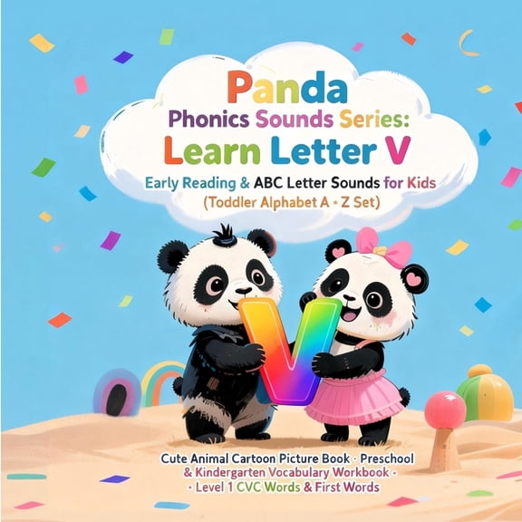 Panda Phonics: Bam & Lumi's Alphabet Adventure: Explore the Sounds of letter V, (Paperback)