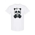thumbnail image 1 of Panda Playing Video Games T-Shirt Men -Image by Shutterstock, Male 3X-Large, 1 of 2
