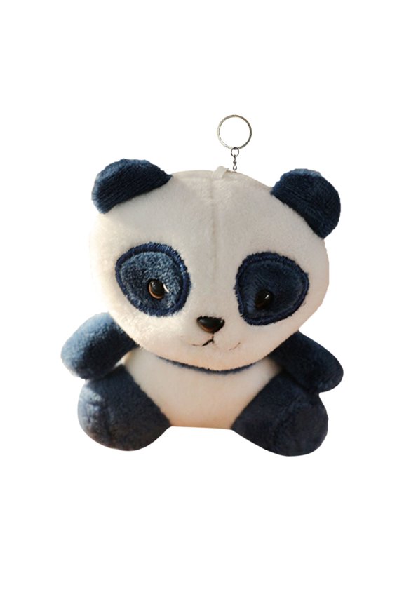Panda Plush Keychain - Stuffed Animal Bag Pendant,Soft Plush Toy for Backpacks,Student Accessories,Girls' Gift,Panda Key Ring,Plush Backpack Decor,Stuffed Pendant,Children's Keychain(C)