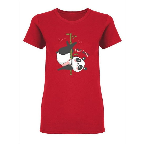 Panda Pole Dancer Shaped Tee Women's -Image by Shutterstock