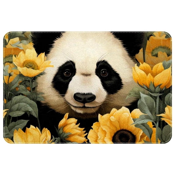 Panda Polyester Chair Rugs, Game Mat, Outdoor Carpet - Non-Slip, Machine Washable