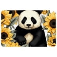 thumbnail image 1 of Panda Polyester Non-Slip Machine Washable Bath Rugs Door Rugs Floor Mat, 1 of 1