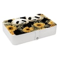 thumbnail image 1 of Panda Portable PU Leather Jewelry Organizer with Removable Compartment, Necklace Holder, Bracelet Holder, and Jewelry Boxes, 1 of 6
