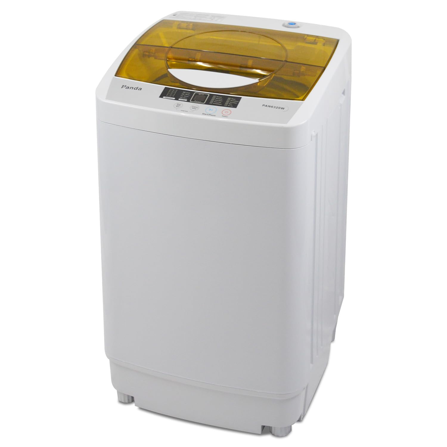 Qhomic Washing Machine, 17.8 lb. Capacity Fully Automatic Washer and Dryer Combo, Energy Efficient Portable Washing Machine with Clear Lid/LED Display