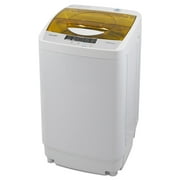 Panda Portable Washing Machine, 1.34 Cu.ft, 10 Wash Programs, 2 built in rollers/casters, Compact Top Load Clothes Washer