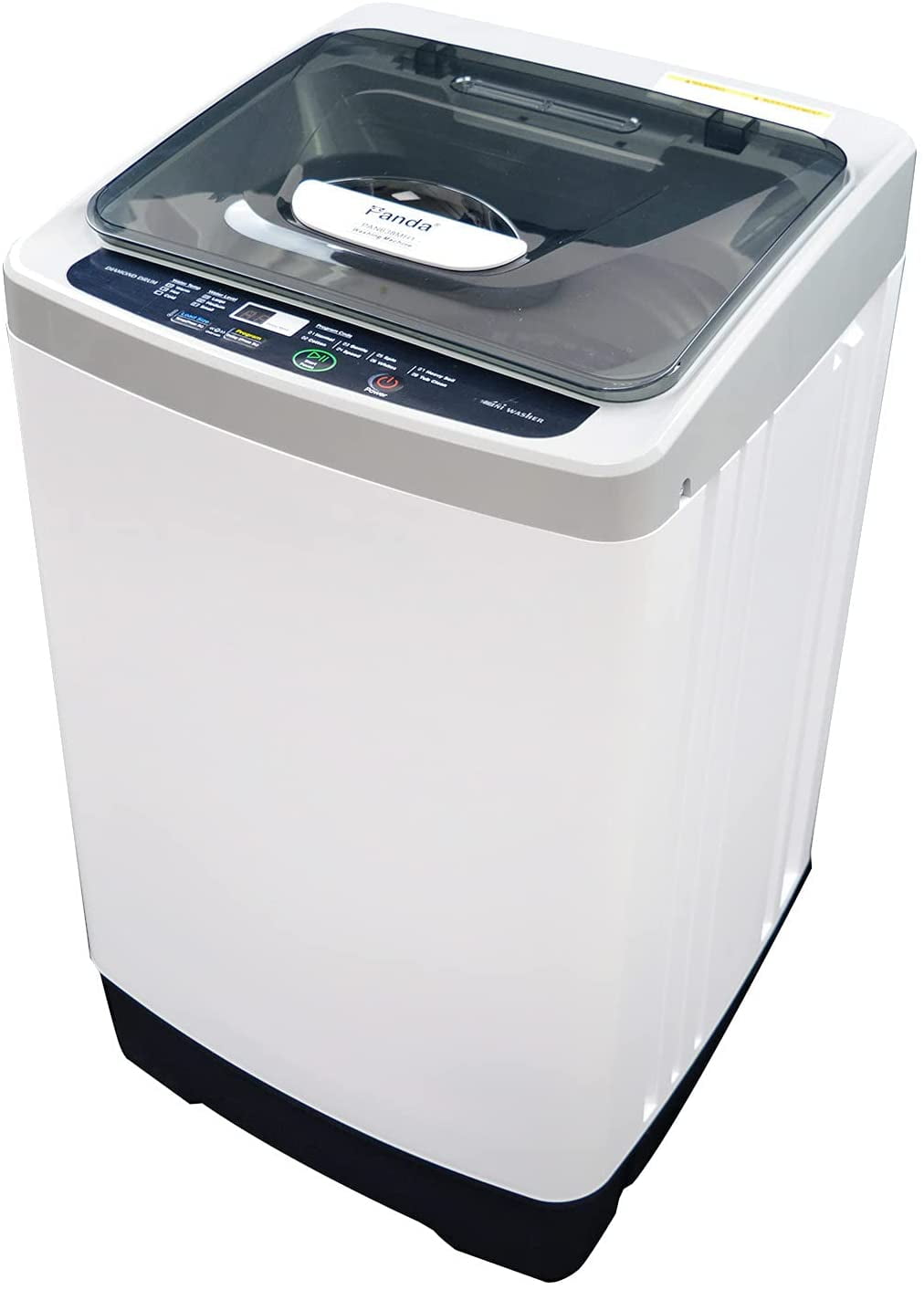 Qhomic Fully Automatic Washing Machine, 17.8lb Large Capacity Portable  Washing Machine with Dual Inlets for Hot and Cold Water, Washer and Dryer  Combo with LED Display & 1 Adjustable feet & Wheels 
